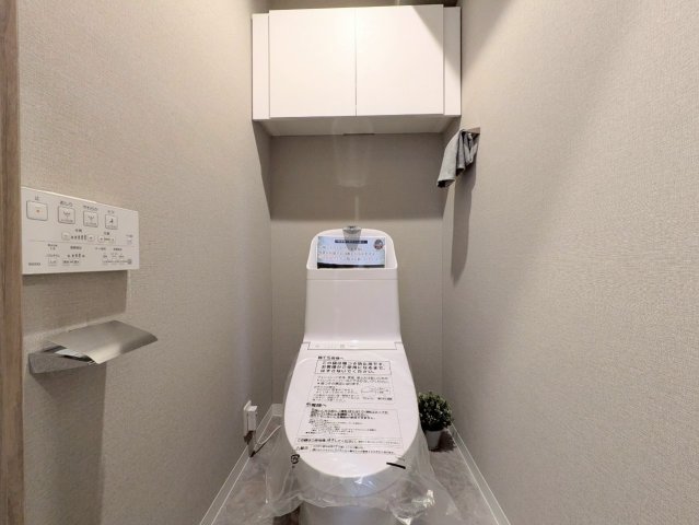 トイレは温水洗浄便座です！