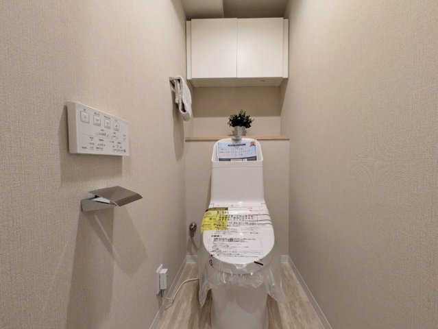 トイレは温水洗浄便座です！