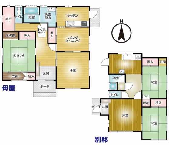 間取りと現況が異なる場合には現況を優先いたします