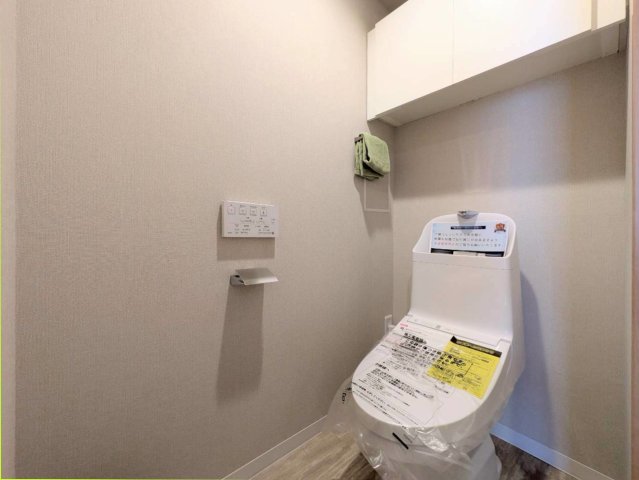 トイレは温水洗浄便座です！